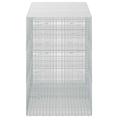 vidaXL Gabion with 3.5 mm Wire and 5x2.5 cm Mesh 200x100x150 cm 4