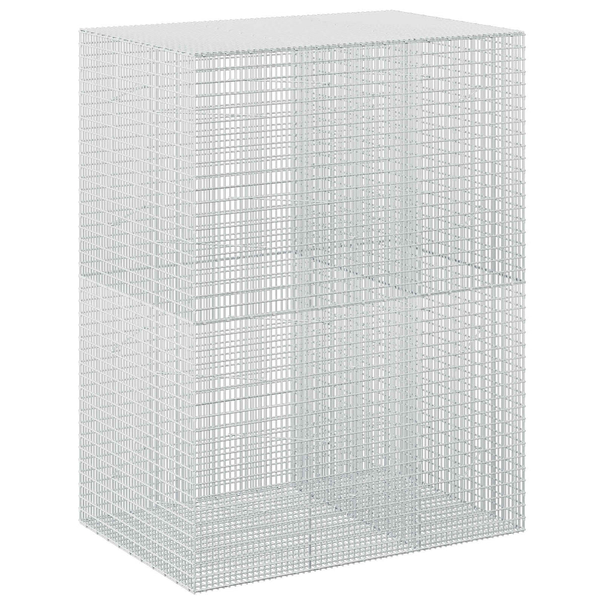 vidaXL Gabion with 3.5 mm Wire and 5x2.5 cm Mesh 150x100x200 cm 2