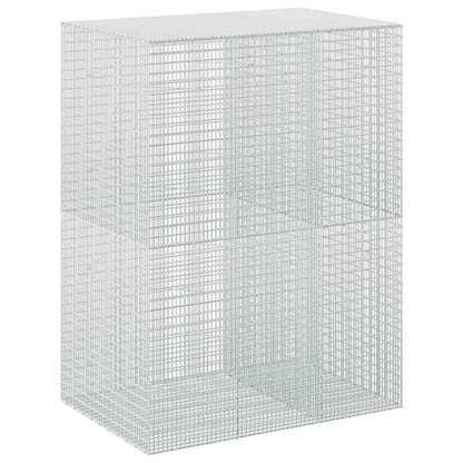 Gabion with 3.5 mm Wire and 5x2.5 cm Mesh 50x100x200 cm Height 200 cm Thickness 100 cm 50–1000 cm 150 cm