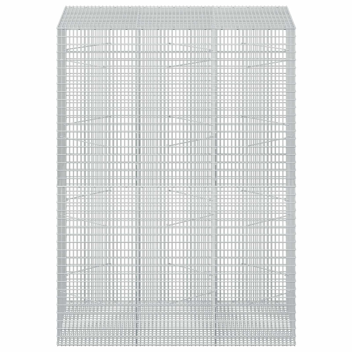 vidaXL Gabion with 3.5 mm Wire and 5x2.5 cm Mesh 150x100x200 cm 3