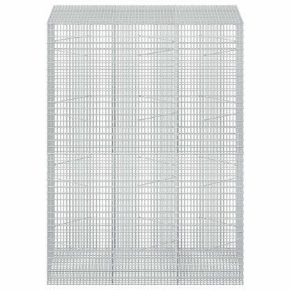 Gabion with 3.5 mm Wire and 5x2.5 cm Mesh 50x100x200 cm Height 200 cm Thickness 100 cm 50–1000 cm 150 cm