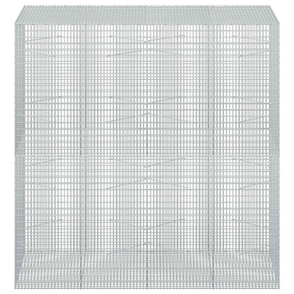 vidaXL Gabion with 3.5 mm Wire and 5x2.5 cm Mesh 200x100x200 cm 3
