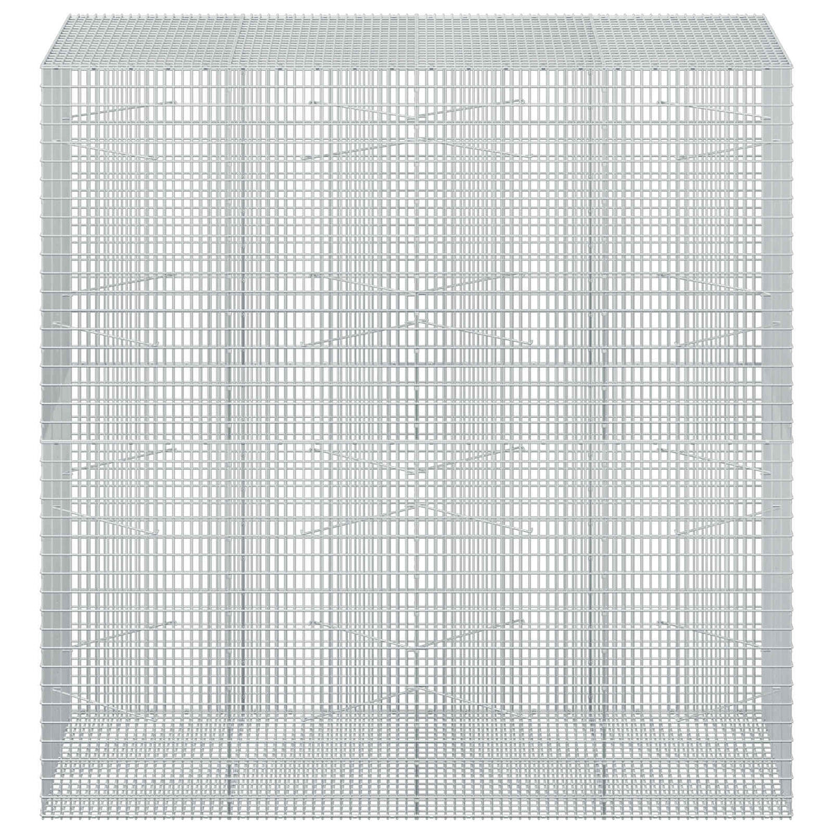Gabion with 3.5 mm Wire and 5x2.5 cm Mesh 50x100x200 cm Height 200 cm Thickness 100 cm 50–1000 cm 200 cm