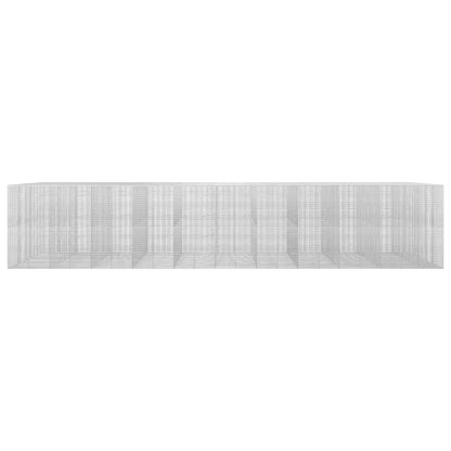 Gabion with 3.5 mm Wire and 5x2.5 cm Mesh 1050x100x200 cm 1050 cm