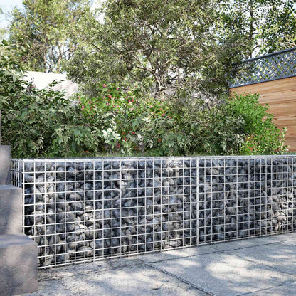 vidaXL Gabion with 3.5 mm Wire and 5x5 cm Mesh 50x10x50 cm