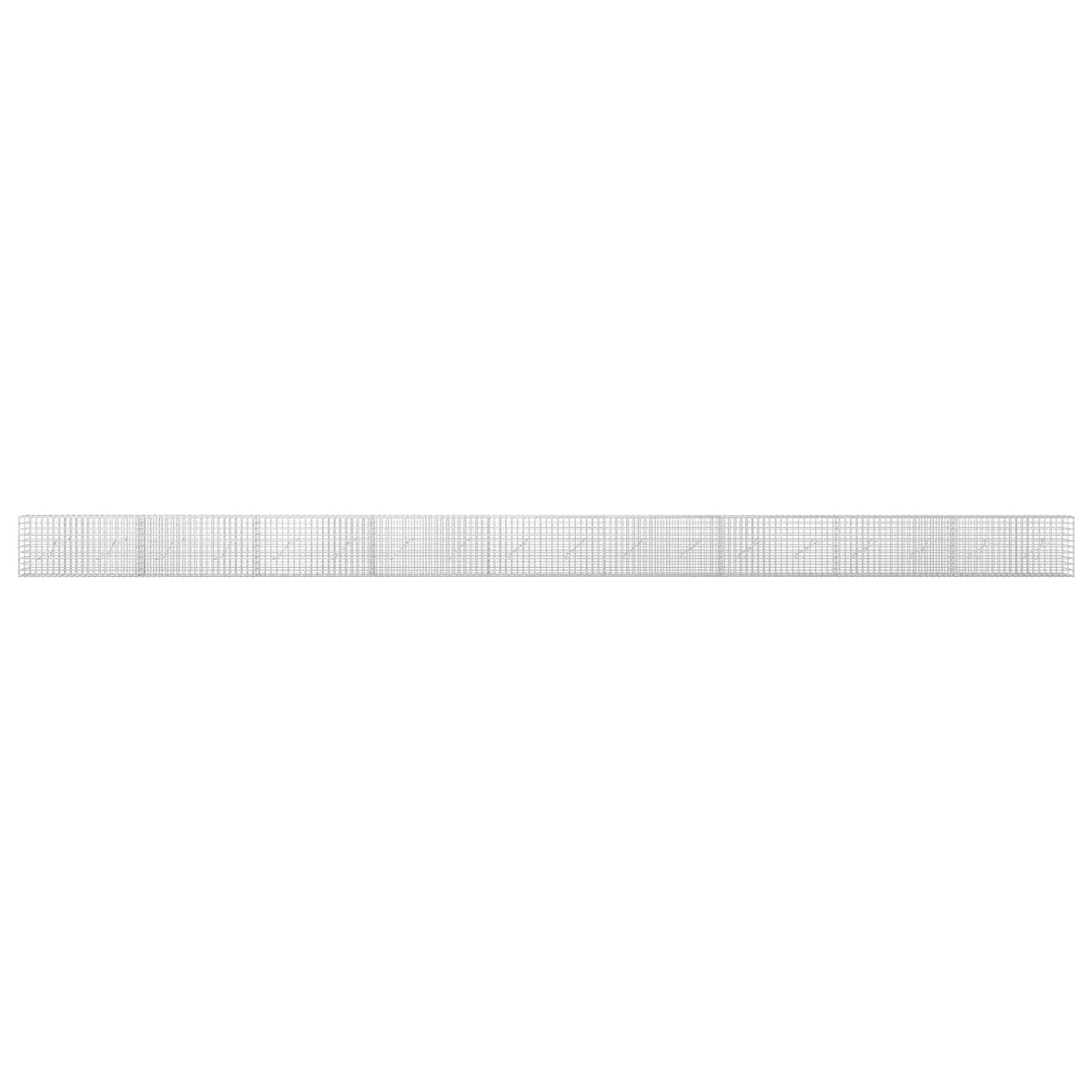 vidaXL Gabion with 3.5 mm Wire and 5x5 cm Mesh 900x10x50 cm 3