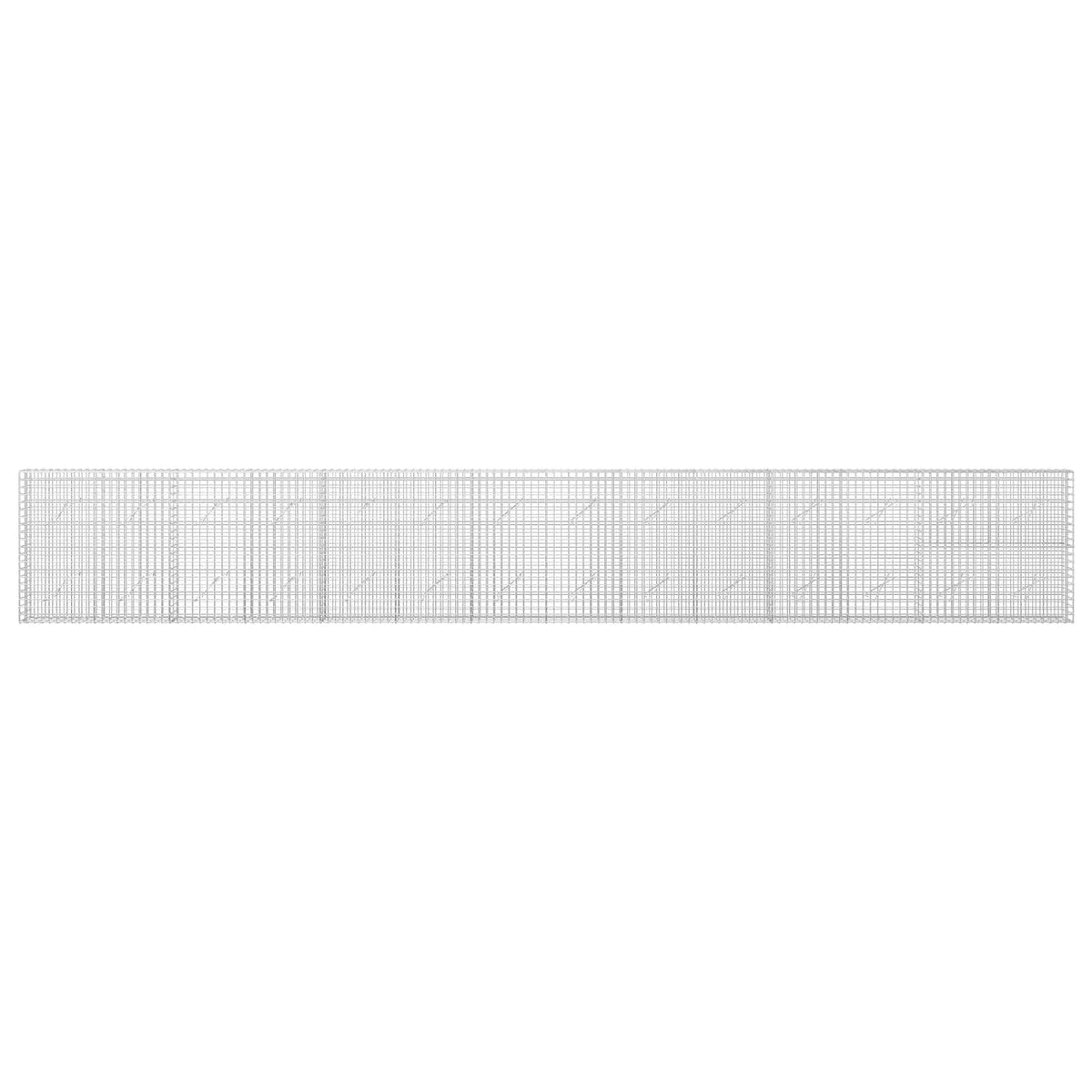 Gabion with 3.5 mm Wire and 5x5 cm Mesh 50x10x100 cm Height 100 cm Thickness 10 cm 50–1000 cm 700 cm
