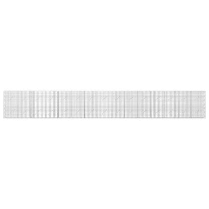 vidaXL Gabion with 3.5 mm Wire and 5x5 cm Mesh 750x10x100 cm 3
