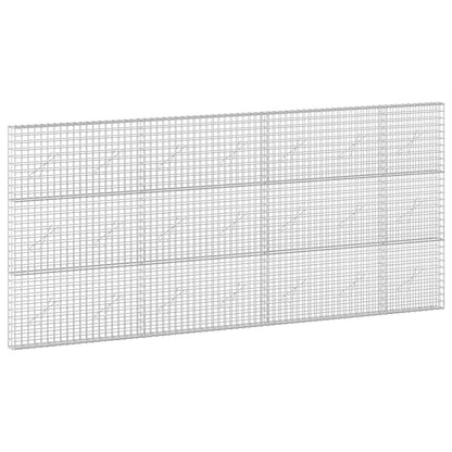 vidaXL Gabion with 3.5 mm Wire and 5x5 cm Mesh 350x10x150 cm 2