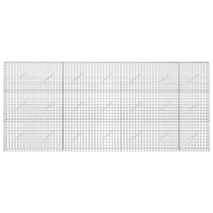 vidaXL Gabion with 3.5 mm Wire and 5x5 cm Mesh 350x10x150 cm 3