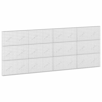 vidaXL Gabion with 3.5 mm Wire and 5x5 cm Mesh 400x10x150 cm 2