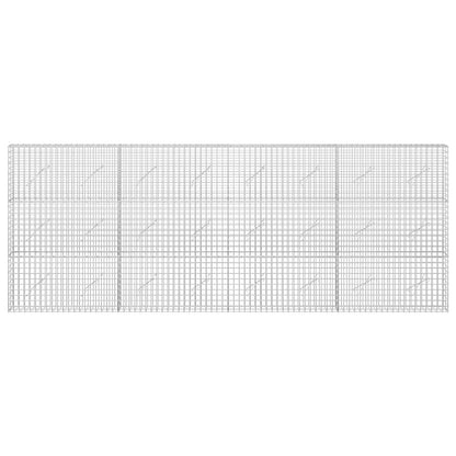 vidaXL Gabion with 3.5 mm Wire and 5x5 cm Mesh 400x10x150 cm 3