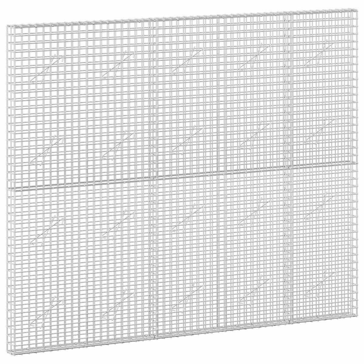 Gabion with 3.5 mm Wire and 5x5 cm Mesh 50x10x200 cm Height 200 cm Thickness 10 cm 50–1000 cm 250 cm
