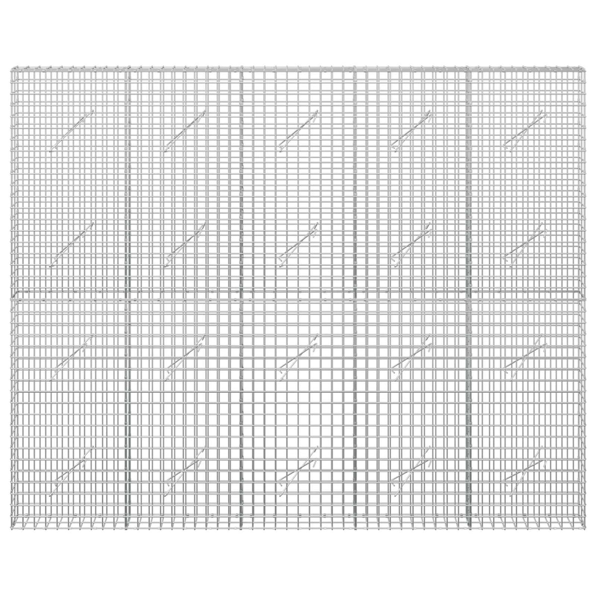 vidaXL Gabion with 3.5 mm Wire and 5x5 cm Mesh 250x10x200 cm 3