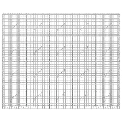 vidaXL Gabion with 3.5 mm Wire and 5x5 cm Mesh 250x10x200 cm 3