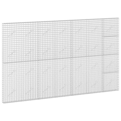 vidaXL Gabion with 3.5 mm Wire and 5x5 cm Mesh 350x10x200 cm 2