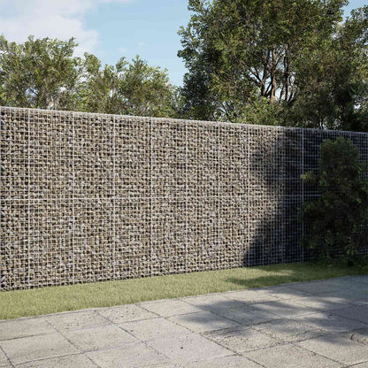 vidaXL Gabion with 3.5 mm Wire and 5x5 cm Mesh 50x10x200 cm