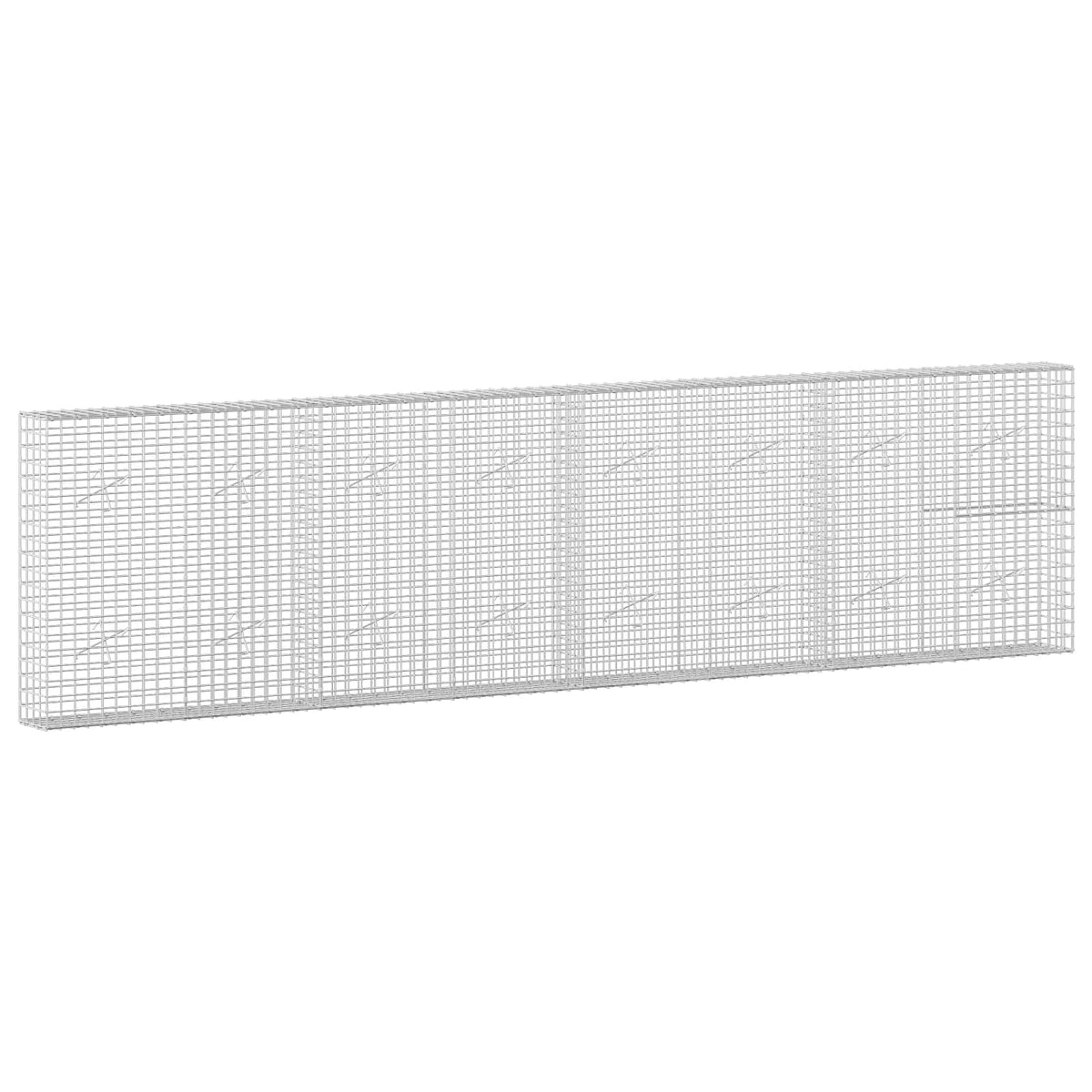 Gabion with 3.5 mm Wire and 5x5 cm Mesh 50x20x100 cm Height 100 cm Thickness 20 cm 50–1000 cm 400 cm