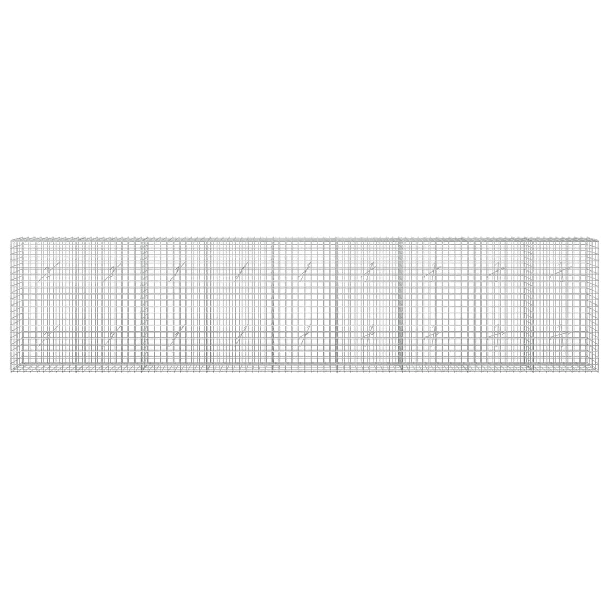 vidaXL Gabion with 3.5 mm Wire and 5x5 cm Mesh 450x20x100 cm 3