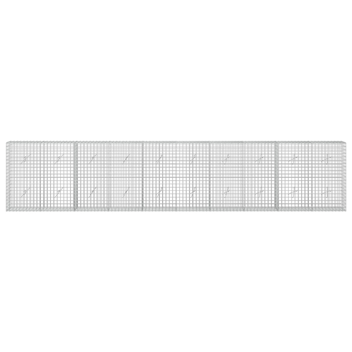 Gabion with 3.5 mm Wire and 5x5 cm Mesh 50x20x100 cm Height 100 cm Thickness 20 cm 50–1000 cm 500 cm