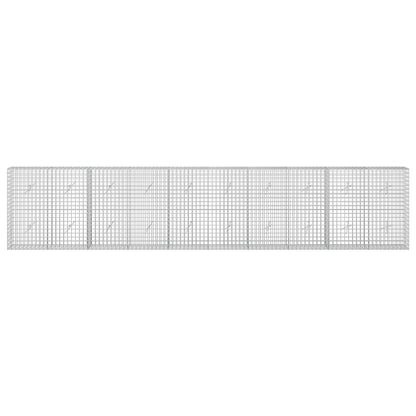 Gabion with 3.5 mm Wire and 5x5 cm Mesh 50x20x100 cm Height 100 cm Thickness 20 cm 50–1000 cm 500 cm