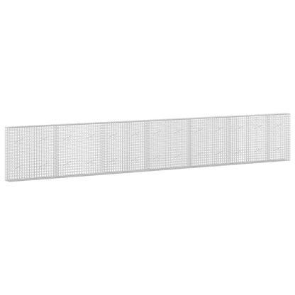 vidaXL Gabion with 3.5 mm Wire and 5x5 cm Mesh 650x20x100 cm 2