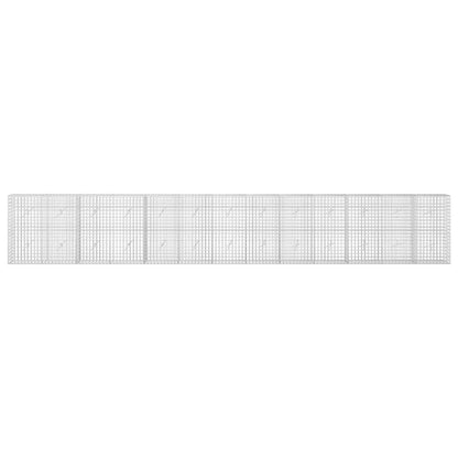vidaXL Gabion with 3.5 mm Wire and 5x5 cm Mesh 650x20x100 cm 3