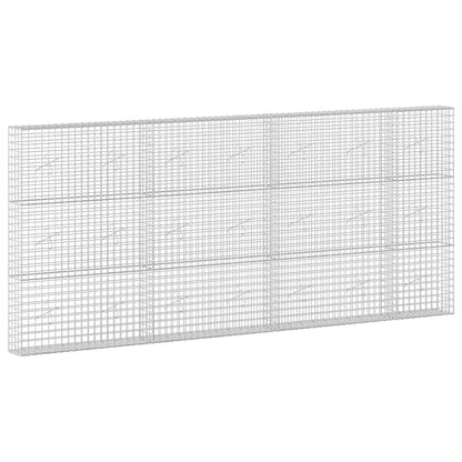 vidaXL Gabion with 3.5 mm Wire and 5x5 cm Mesh 350x20x150 cm 2