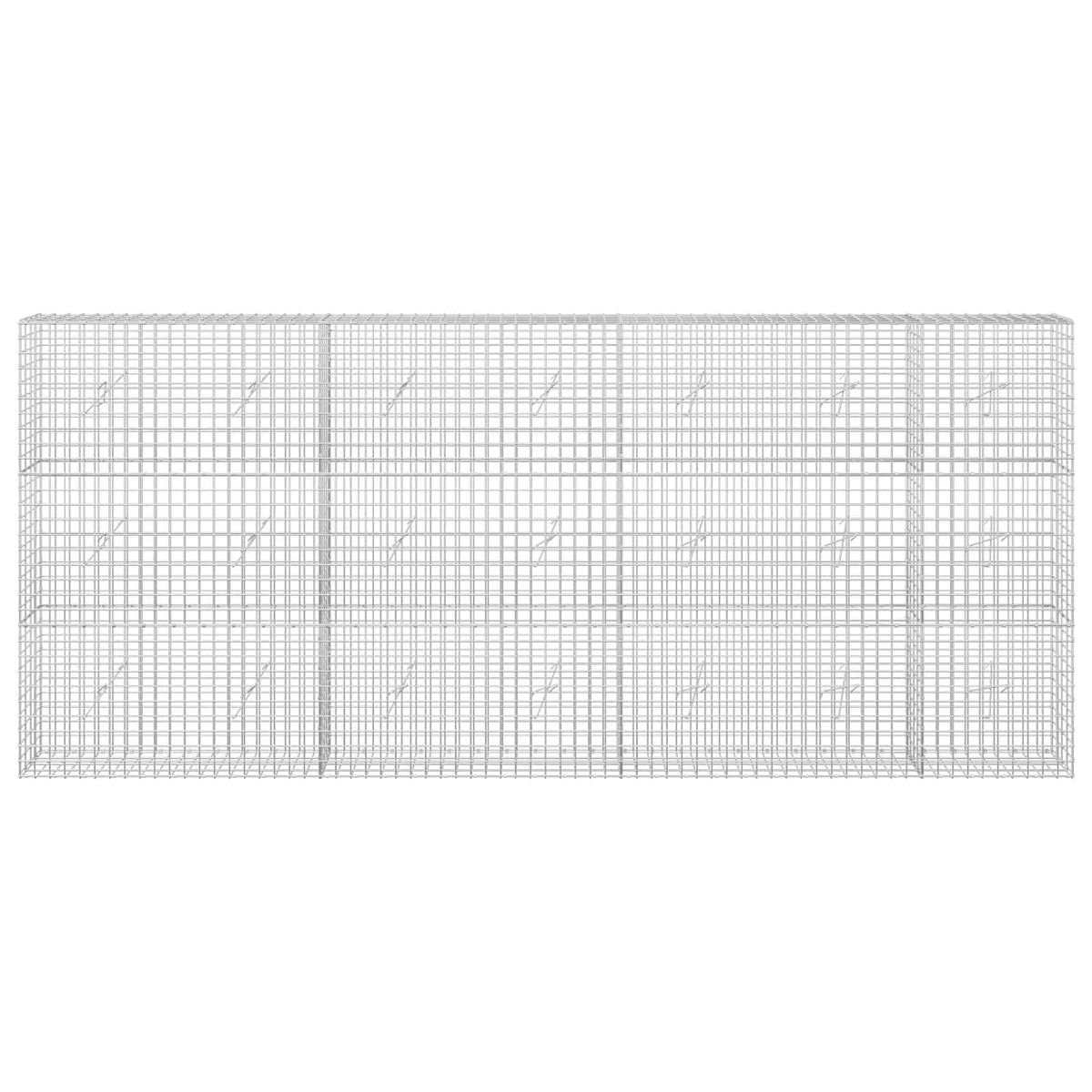 vidaXL Gabion with 3.5 mm Wire and 5x5 cm Mesh 350x20x150 cm 3