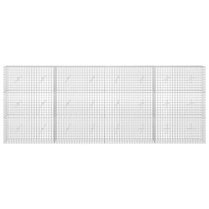 vidaXL Gabion with 3.5 mm Wire and 5x5 cm Mesh 400x20x150 cm 3