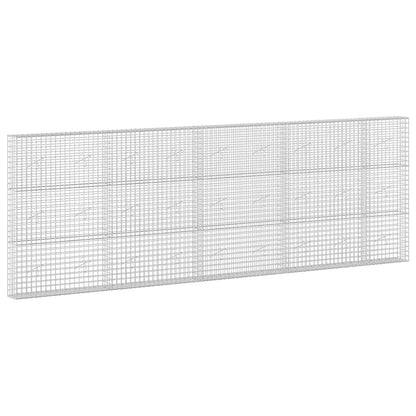 vidaXL Gabion with 3.5 mm Wire and 5x5 cm Mesh 450x20x150 cm 2