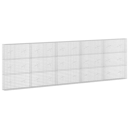 vidaXL Gabion with 3.5 mm Wire and 5x5 cm Mesh 500x20x150 cm 2