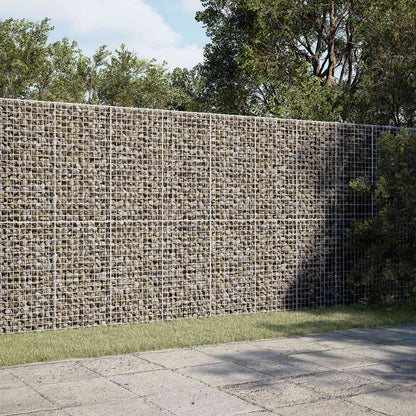 vidaXL Gabion with 3.5 mm Wire and 5x5 cm Mesh 250x20x200 cm 1
