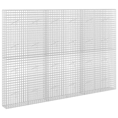 vidaXL Gabion with 3.5 mm Wire and 5x5 cm Mesh 300x20x200 cm 2