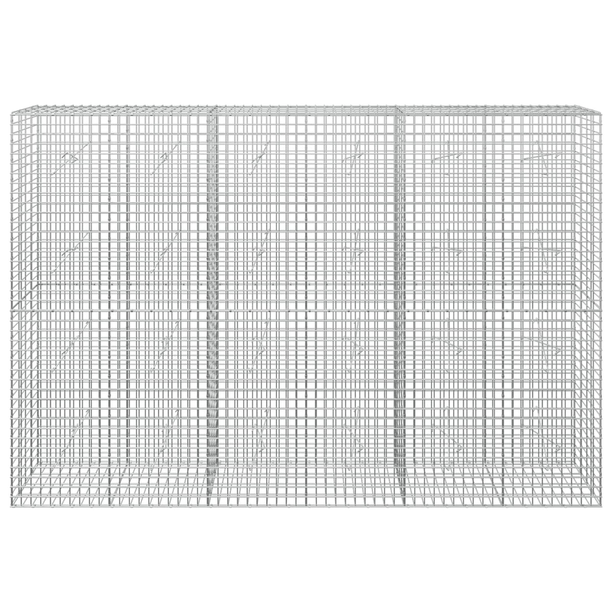 vidaXL Gabion with 3.5 mm Wire and 5x5 cm Mesh 300x20x200 cm 3