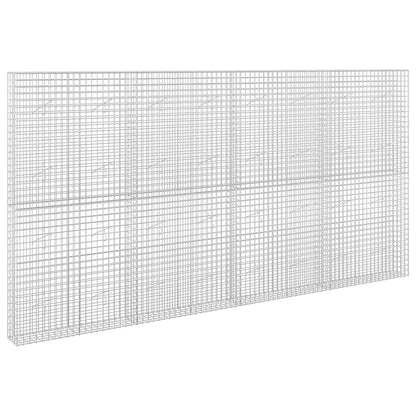vidaXL Gabion with 3.5 mm Wire and 5x5 cm Mesh 400x20x200 cm 2