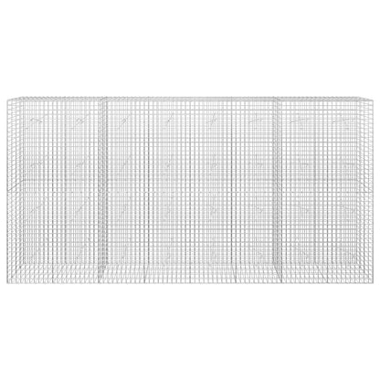 vidaXL Gabion with 3.5 mm Wire and 5x5 cm Mesh 400x20x200 cm 3