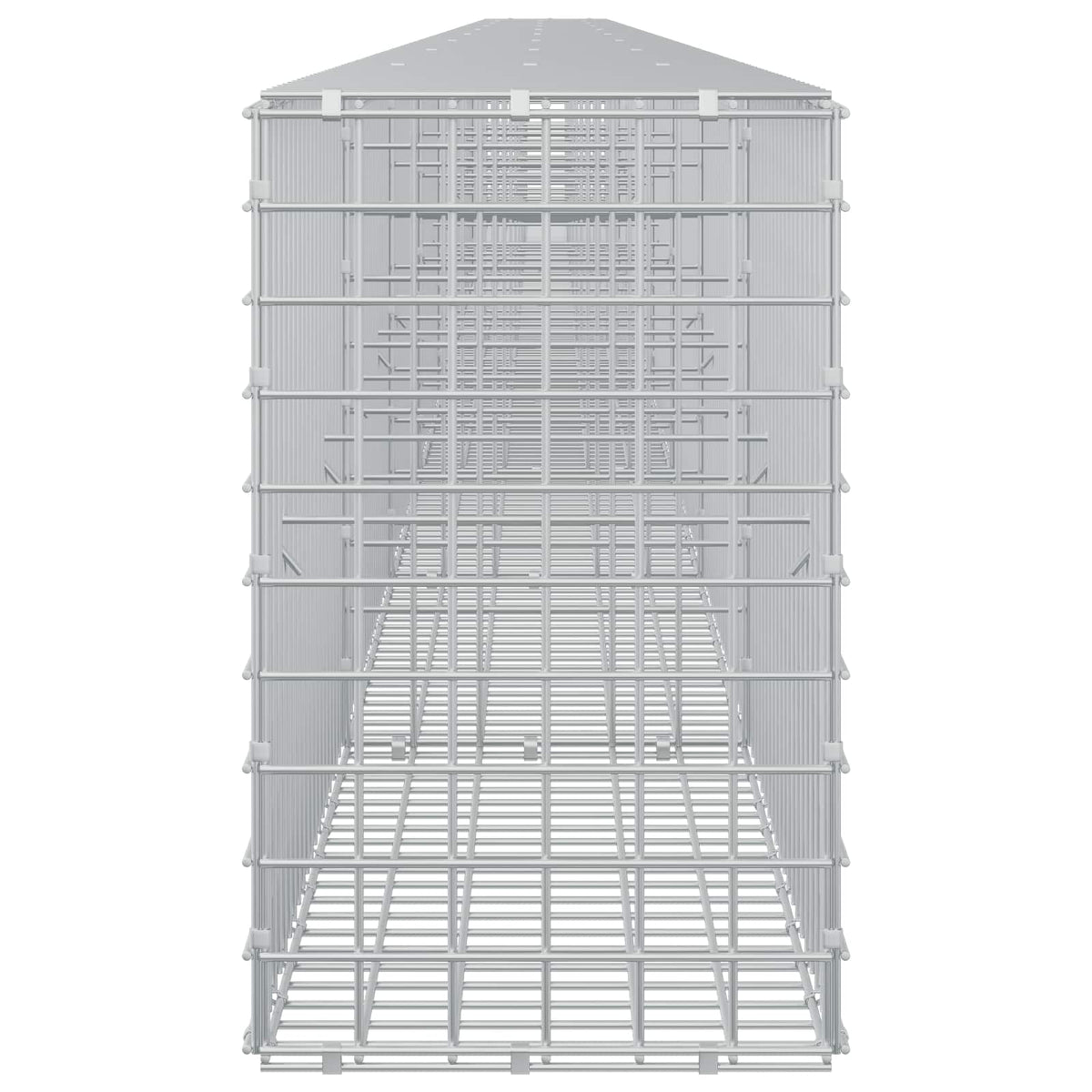 vidaXL Gabion with 3.5 mm Wire and 5x5 cm Mesh 900x30x50 cm 4