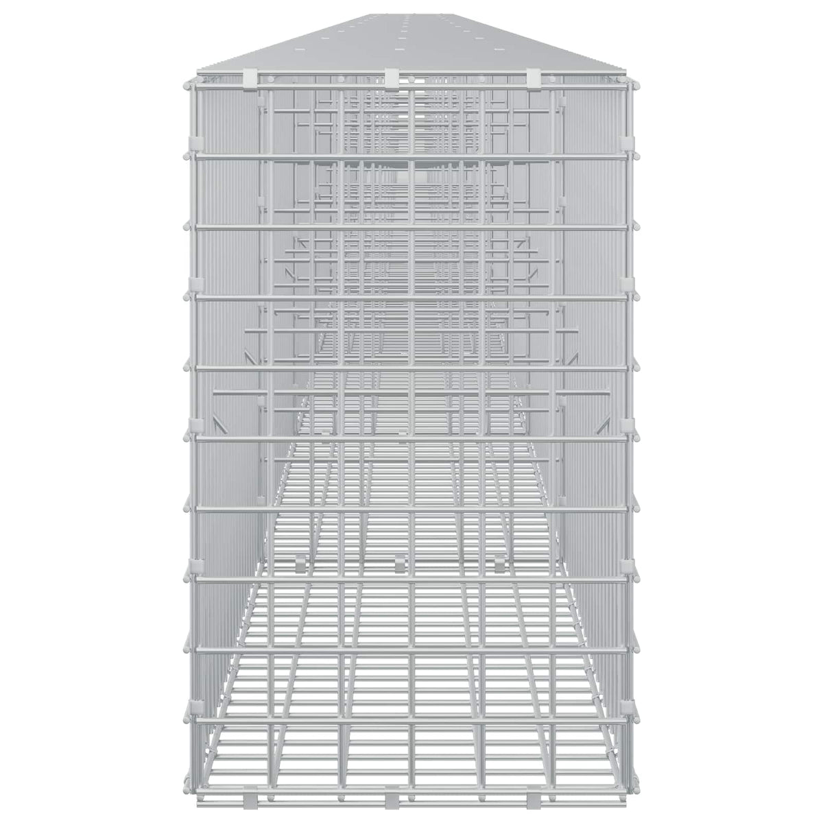 vidaXL Gabion with 3.5 mm Wire and 5x5 cm Mesh 1000x30x50 cm 4