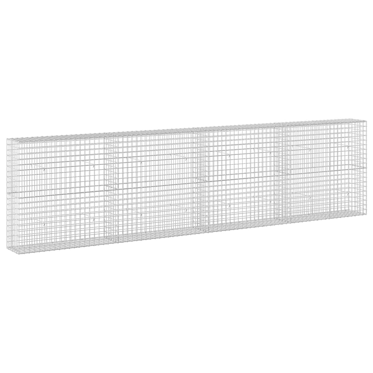 vidaXL Gabion with 3.5 mm Wire and 5x5 cm Mesh 400x30x100 cm 2
