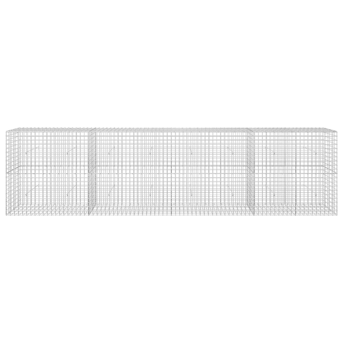 vidaXL Gabion with 3.5 mm Wire and 5x5 cm Mesh 400x30x100 cm 3