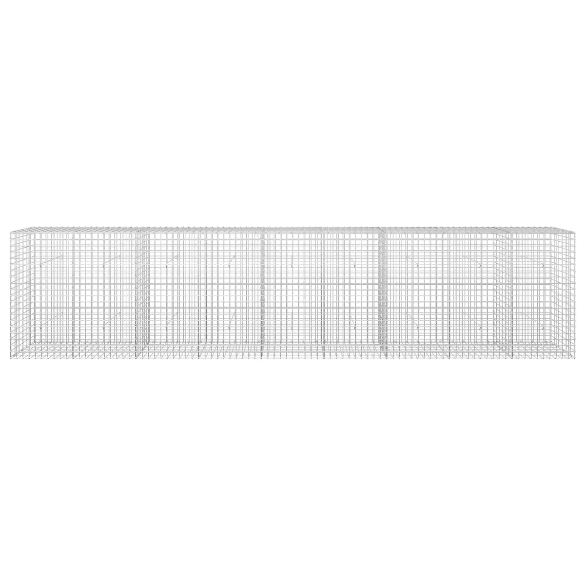 vidaXL Gabion with 3.5 mm Wire and 5x5 cm Mesh 450x30x100 cm 3