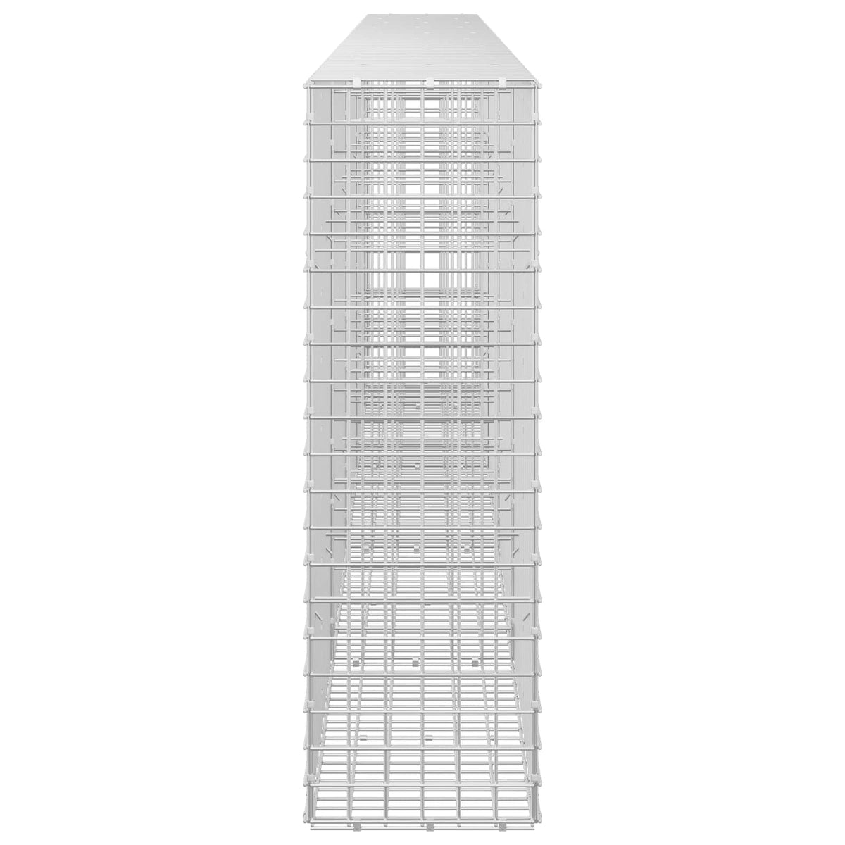 vidaXL Gabion with 3.5 mm Wire and 5x5 cm Mesh 450x30x100 cm 4