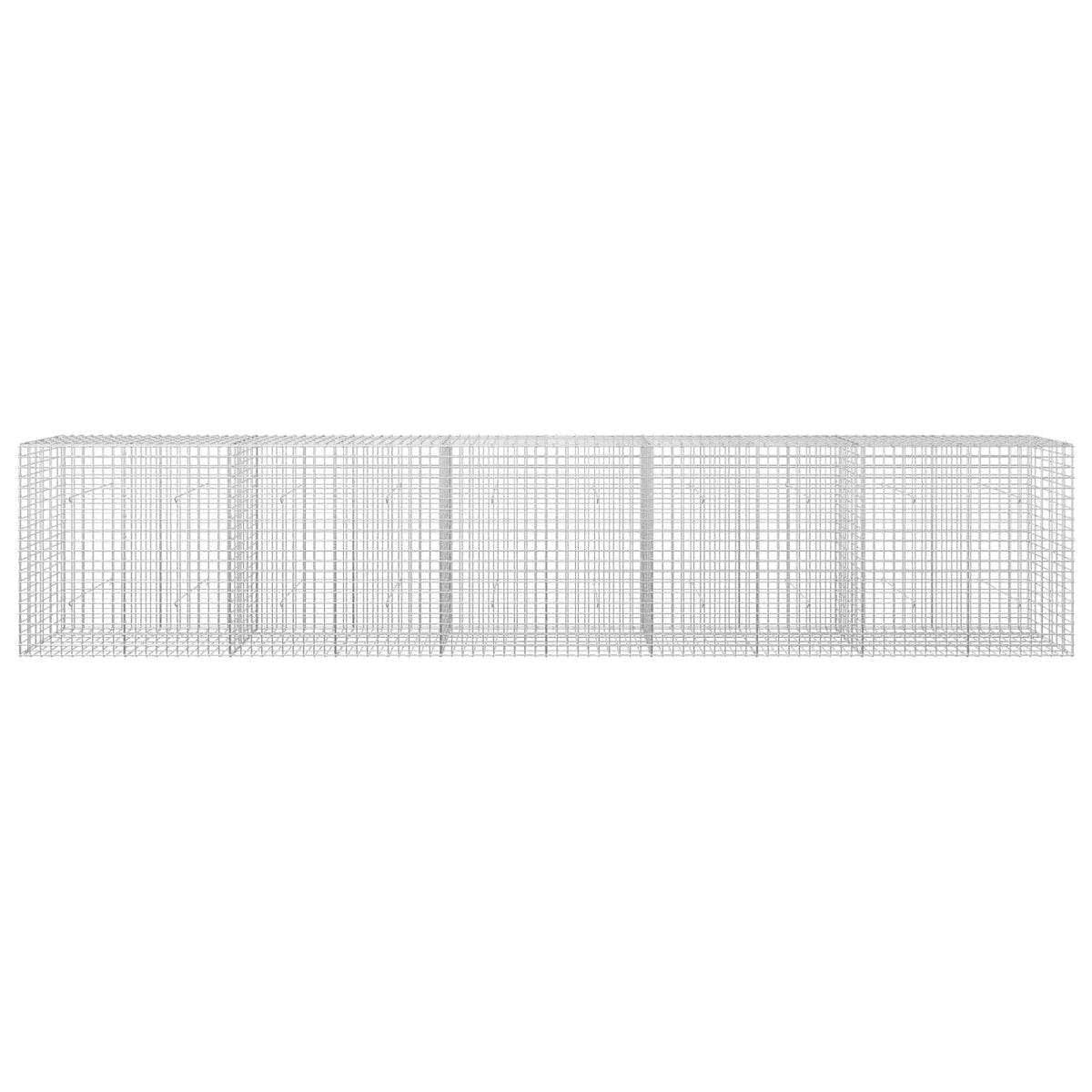 vidaXL Gabion with 3.5 mm Wire and 5x5 cm Mesh 500x30x100 cm 3