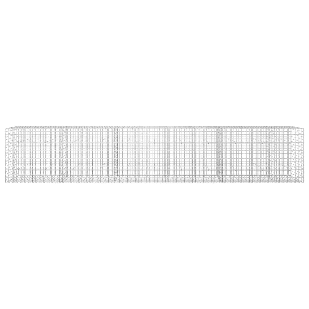 vidaXL Gabion with 3.5 mm Wire and 5x5 cm Mesh 550x30x100 cm 3