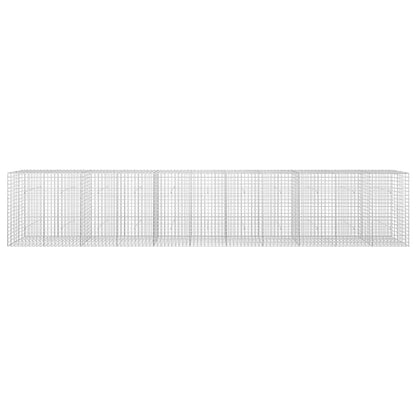 vidaXL Gabion with 3.5 mm Wire and 5x5 cm Mesh 550x30x100 cm 3