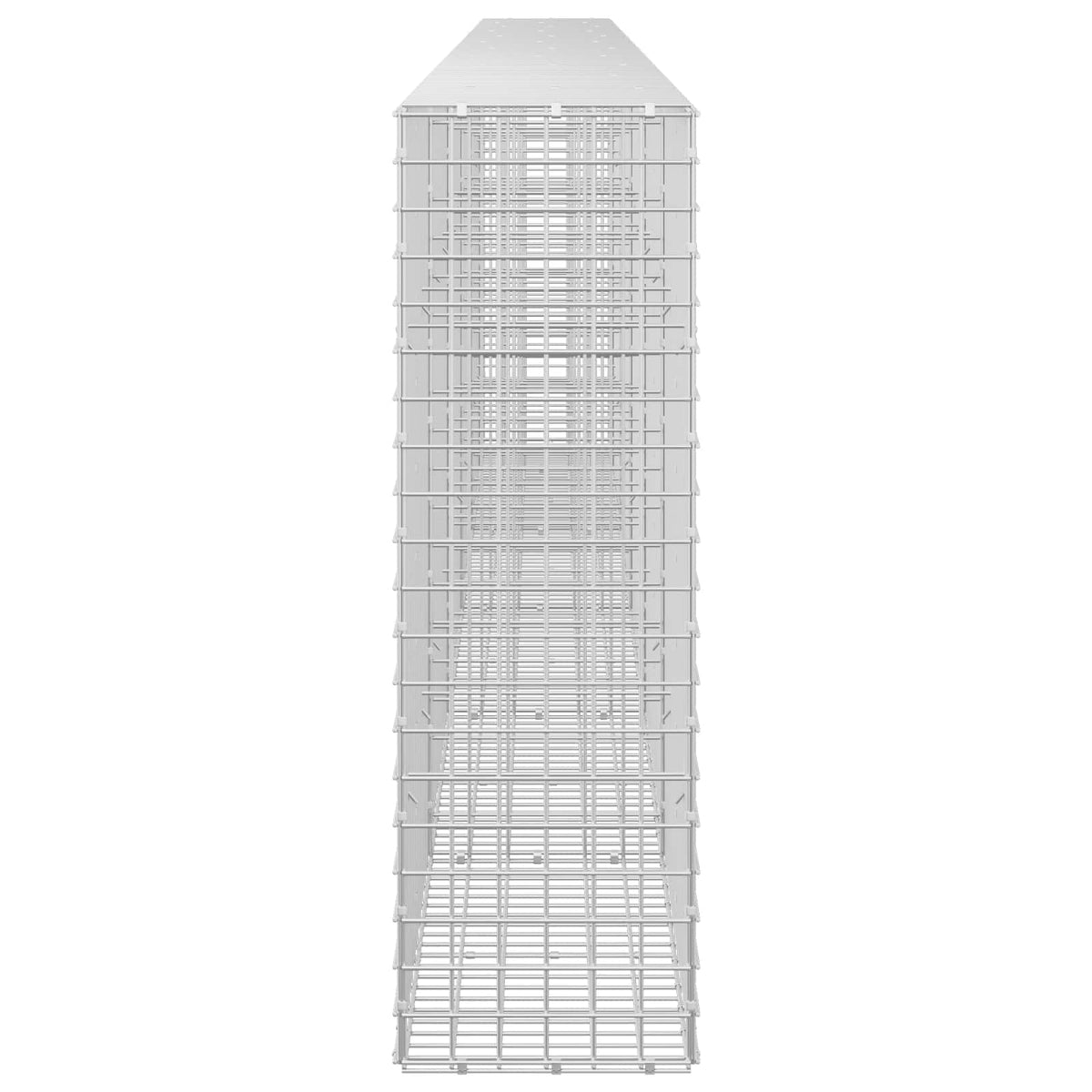 vidaXL Gabion with 3.5 mm Wire and 5x5 cm Mesh 550x30x100 cm 4