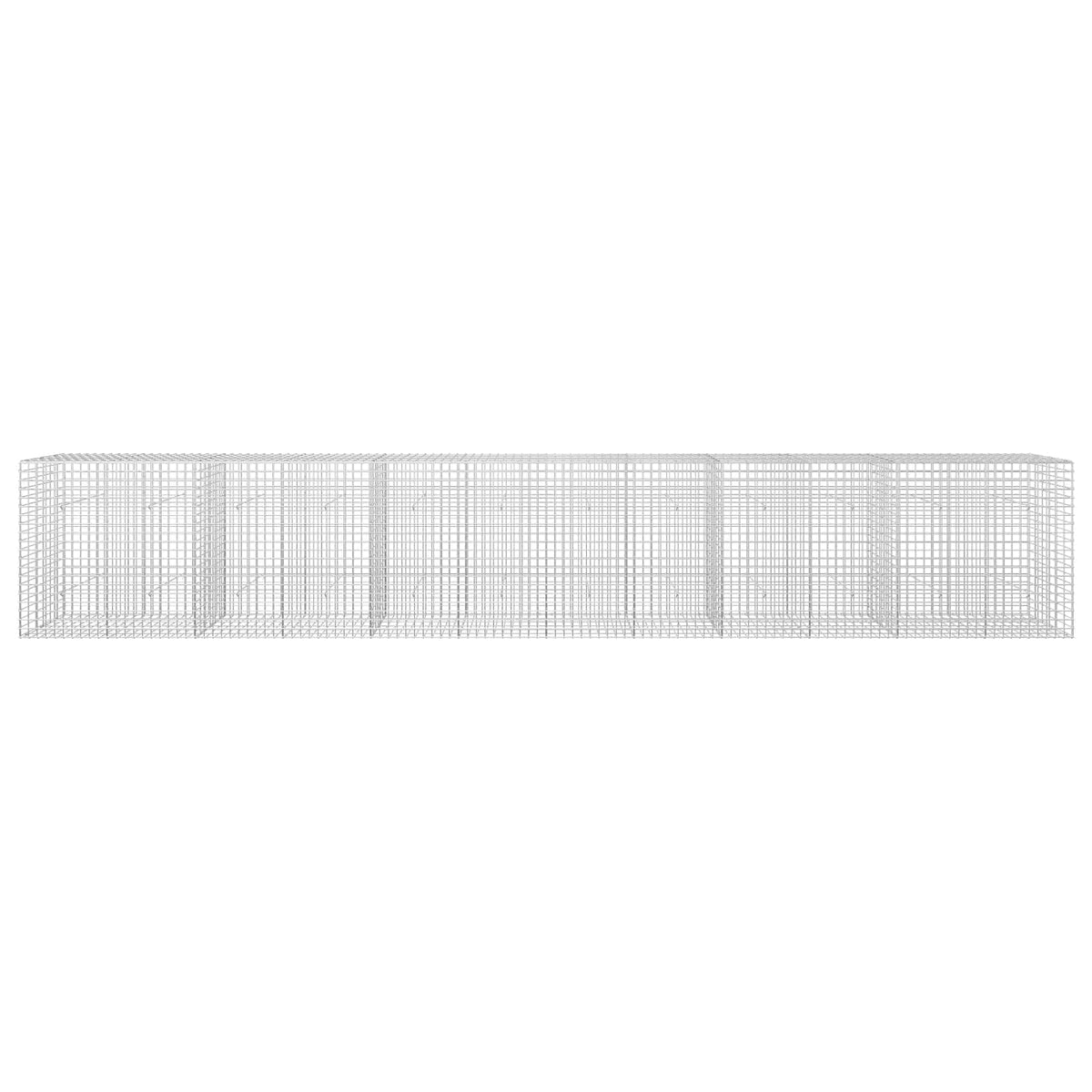 vidaXL Gabion with 3.5 mm Wire and 5x5 cm Mesh 600x30x100 cm 3