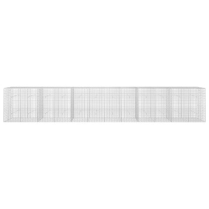 vidaXL Gabion with 3.5 mm Wire and 5x5 cm Mesh 600x30x100 cm 3