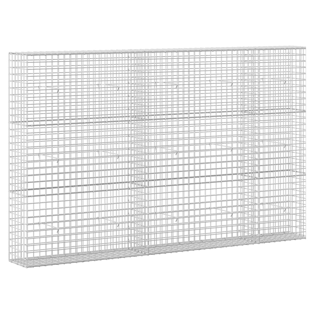 vidaXL Gabion with 3.5 mm Wire and 5x5 cm Mesh 250x30x150 cm 2